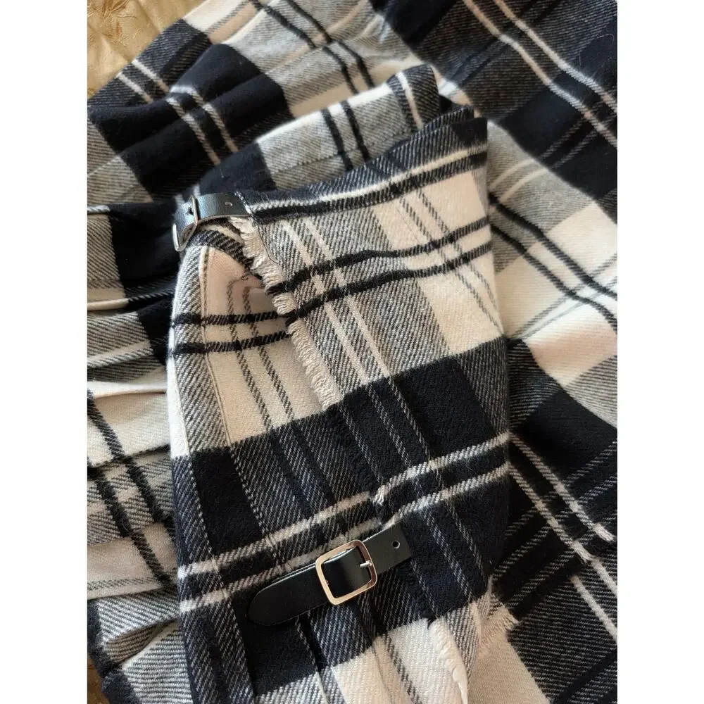 VTG Bullock's Made in Scotland Cashmere Wool Plaid Kilt 8 - Picture 5 of 8
